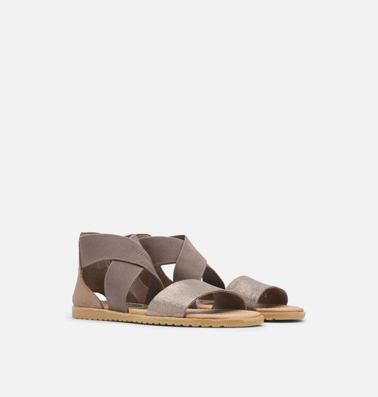 Sorel Dam Sandaler Brun - Ella™ Flat - XKQ-721360